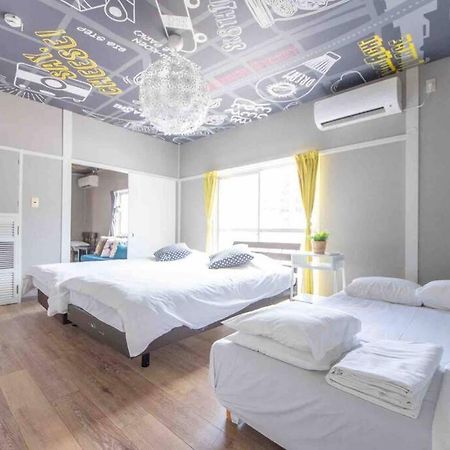 Sanacion Namba 難波千日前の5Ldk120平米 駅徒歩2分 広々バルコニーでバーベキューも可能 Apartment Osaka Exterior photo